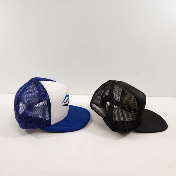 Hayes Dana Vintage Trucker Hats Perfect Circle Rainbow Adjustable - Picture 5 of 12